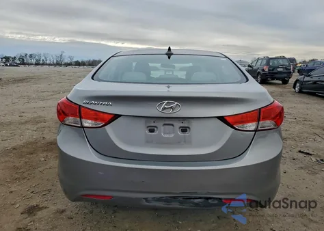 2012 Hyundai Elantra Gls z USA, uszkodzony, nr VIN KMHDH4AE8CU196080